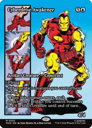 Cyberdrive Awakener (Borderless) (MAR-053)  - Marvel Universe Eternal-Legal