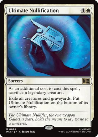 Ultimate Nullification (MSC-026)  - Commander: Marvel Super Heroes