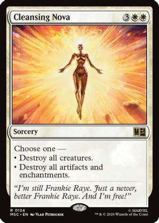 Cleansing Nova (MSC-124)  - Commander: Marvel Super Heroes