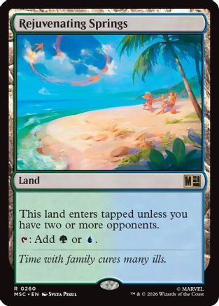 Rejuvenating Springs (MSC-260)  - Commander: Marvel Super Heroes