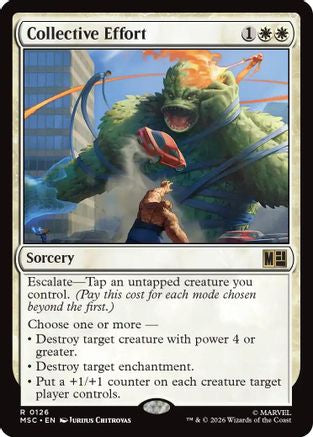 Collective Effort (MSC-126)  - Commander: Marvel Super Heroes