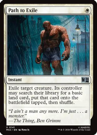 Path to Exile (MSC-141)  - Commander: Marvel Super Heroes