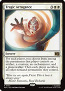 Tragic Arrogance (Surge Foil) (MSC-144)  Foil - Commander: Marvel Super Heroes