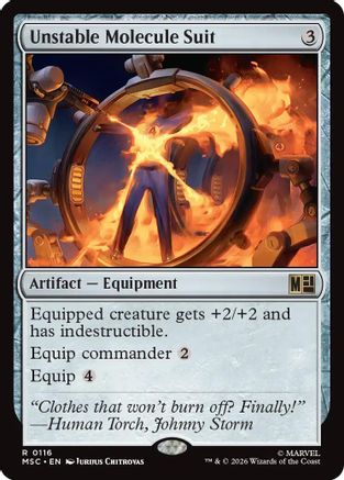 Unstable Molecule Suit (MSC-116)  - Commander: Marvel Super Heroes
