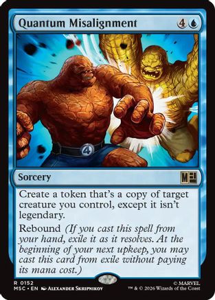 Quantum Misalignment (MSC-152)  - Commander: Marvel Super Heroes