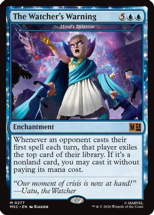 The Watcher's Warning - Mind's Dilation (MSC-277)  - Commander: Marvel Super Heroes