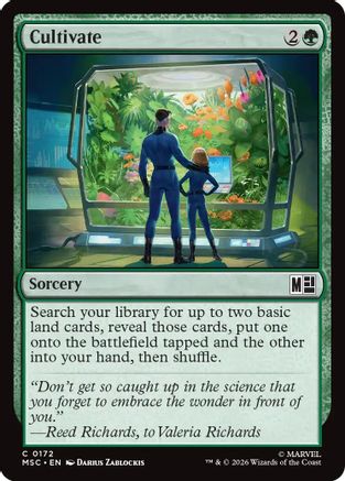 Cultivate (MSC-172)  - Commander: Marvel Super Heroes