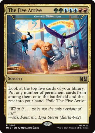 The Five Arrive - Genesis Ultimatum (MSC-283)  - Commander: Marvel Super Heroes