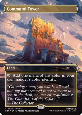 Command Tower (MEDIA-001)  Foil - Media Promos