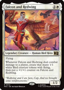 Falcon and Redwing (Surge Foil) (MSC-014)  Foil - Commander: Marvel Super Heroes