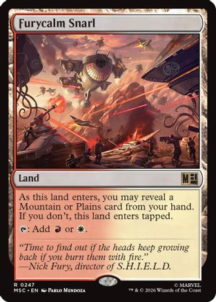 Furycalm Snarl (Surge Foil) (MSC-247)  Foil - Commander: Marvel Super Heroes