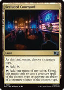 Secluded Courtyard (Surge Foil) (MSC-265)  Foil - Commander: Marvel Super Heroes