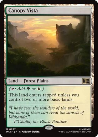 Canopy Vista (MSC-227)  - Commander: Marvel Super Heroes