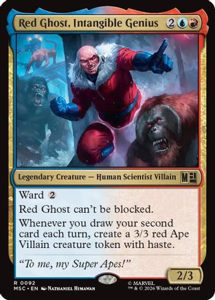 Red Ghost, Intangible Genius (MSC-092)  - Commander: Marvel Super Heroes