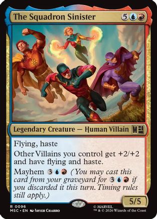 The Squadron Sinister (MSC-096)  - Commander: Marvel Super Heroes