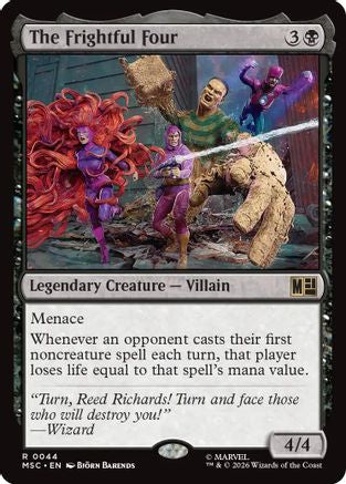 The Frightful Four (Surge Foil) (MSC-044)  Foil - Commander: Marvel Super Heroes