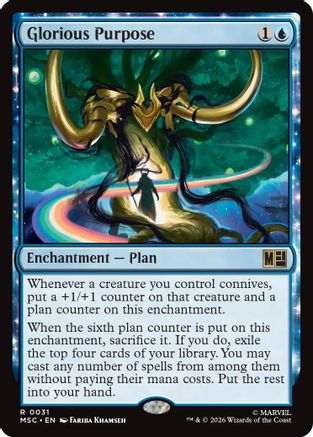 Glorious Purpose (MSC-031)  - Commander: Marvel Super Heroes
