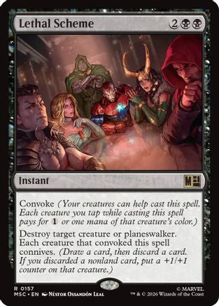 Lethal Scheme (MSC-157)  - Commander: Marvel Super Heroes