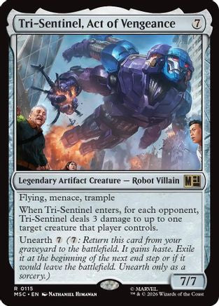 Tri-Sentinel, Act of Vengeance (MSC-115)  - Commander: Marvel Super Heroes