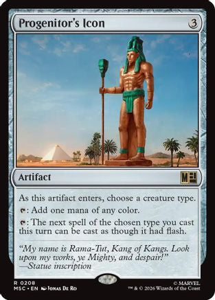 Progenitor's Icon (Surge Foil) (MSC-208)  Foil - Commander: Marvel Super Heroes