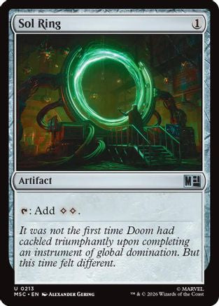 Sol Ring (0213) (Surge Foil) (MSC-213)  Foil - Commander: Marvel Super Heroes