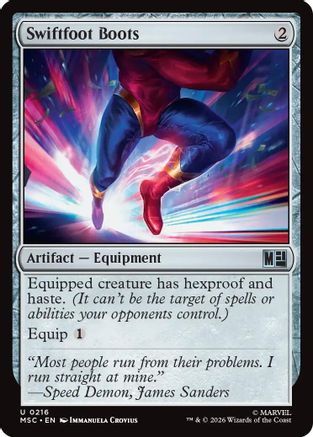 Swiftfoot Boots (MSC-216)  - Commander: Marvel Super Heroes