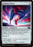 Swiftfoot Boots (Surge Foil) (MSC-216)  Foil - Commander: Marvel Super Heroes