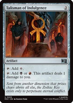 Talisman of Indulgence (MSC-220)  - Commander: Marvel Super Heroes