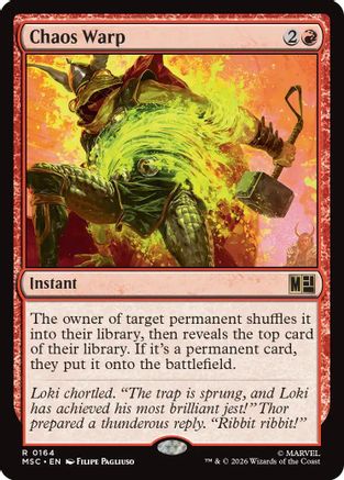 Chaos Warp (MSC-164)  - Commander: Marvel Super Heroes