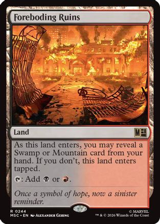 Foreboding Ruins (MSC-244)  - Commander: Marvel Super Heroes