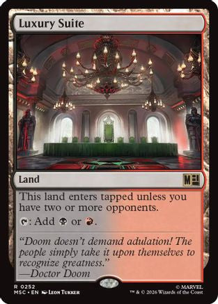 Luxury Suite (MSC-252)  - Commander: Marvel Super Heroes
