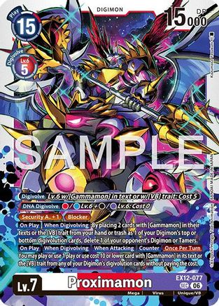 Proximamon (EX12-077) - Digital World Shambala Foil