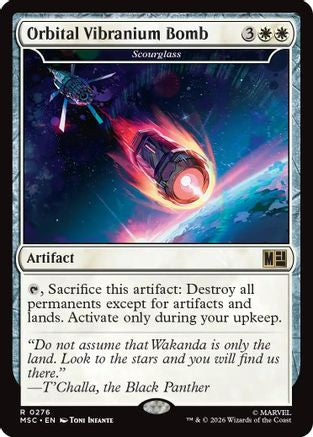 Orbital Vibranium Bomb - Scourglass (MSC-276)  - Commander: Marvel Super Heroes