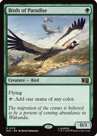 Birds of Paradise (MSC-170)  - Commander: Marvel Super Heroes