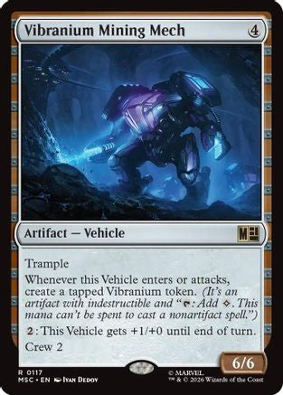 Vibranium Mining Mech (MSC-117)  - Commander: Marvel Super Heroes