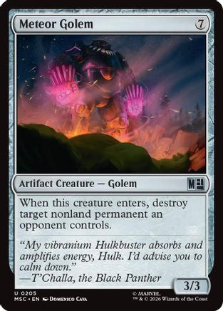 Meteor Golem (MSC-205)  - Commander: Marvel Super Heroes