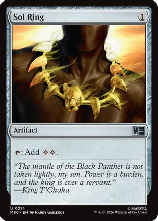 Sol Ring (MSC-214)  - Commander: Marvel Super Heroes