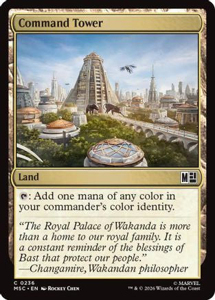 Command Tower (MSC-236)  - Commander: Marvel Super Heroes