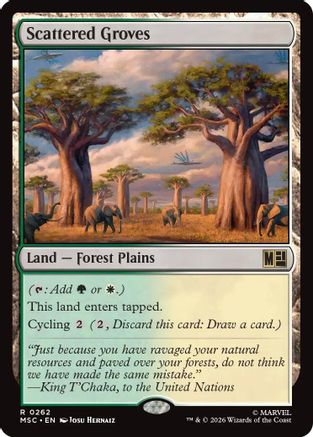 Scattered Groves (MSC-262)  - Commander: Marvel Super Heroes