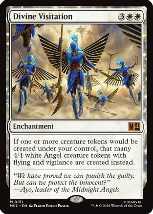 Divine Visitation (Surge Foil) (MSC-131)  Foil - Commander: Marvel Super Heroes