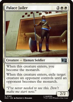 Palace Jailer (Surge Foil) (MSC-140)  Foil - Commander: Marvel Super Heroes