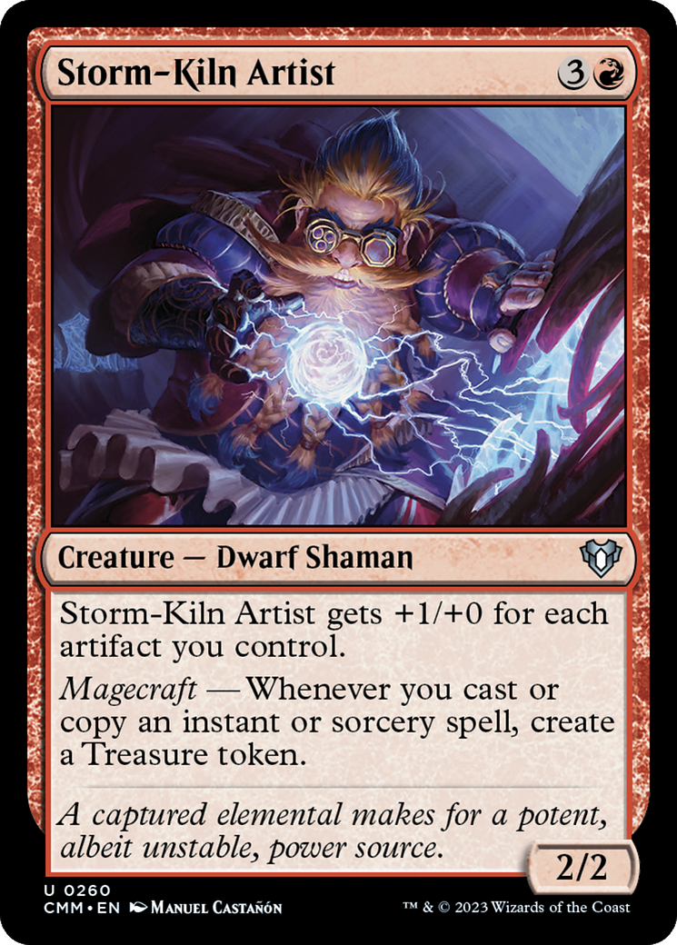 Storm-Kiln Artist (CMM-260)  - Commander Masters