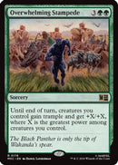 Overwhelming Stampede (Surge Foil) (MSC-178)  Foil - Commander: Marvel Super Heroes