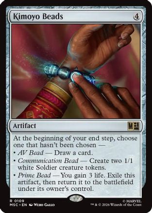 Kimoyo Beads (Surge Foil) (MSC-109)  Foil - Commander: Marvel Super Heroes