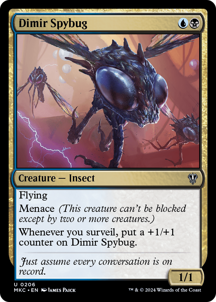 Dimir Spybug (MKC-206)  - Murders at Karlov Manor Commander
