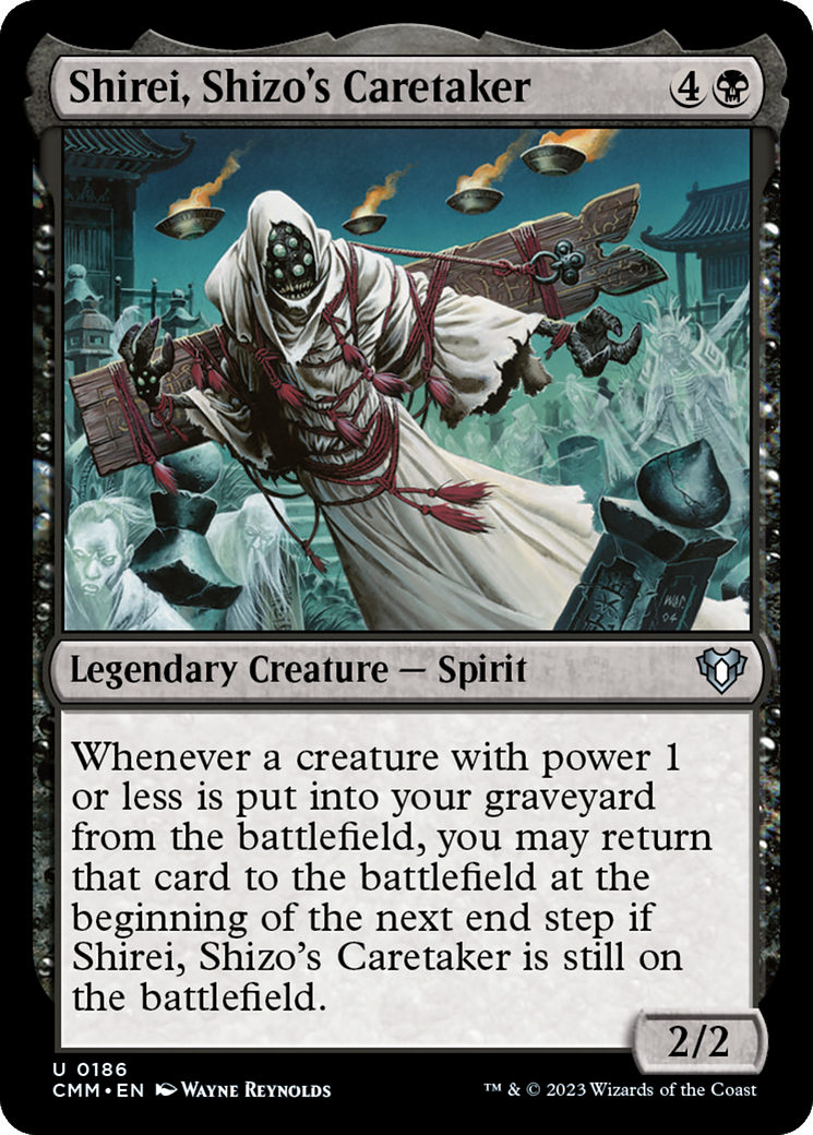 Shirei, Shizo's Caretaker (CMM-186)  - Commander Masters