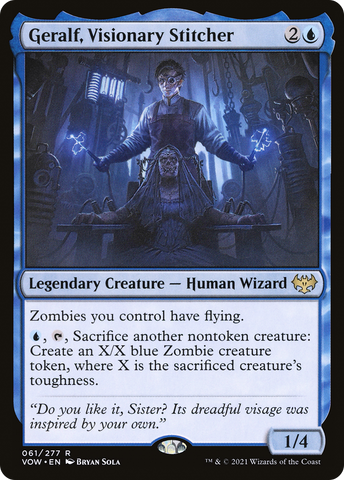 Geralf, Visionary Stitcher (VOW-061)  - Innistrad: Crimson Vow