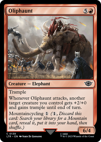 Oliphaunt (LTR-139)  Foil - The Lord of the Rings: Tales of Middle-earth
