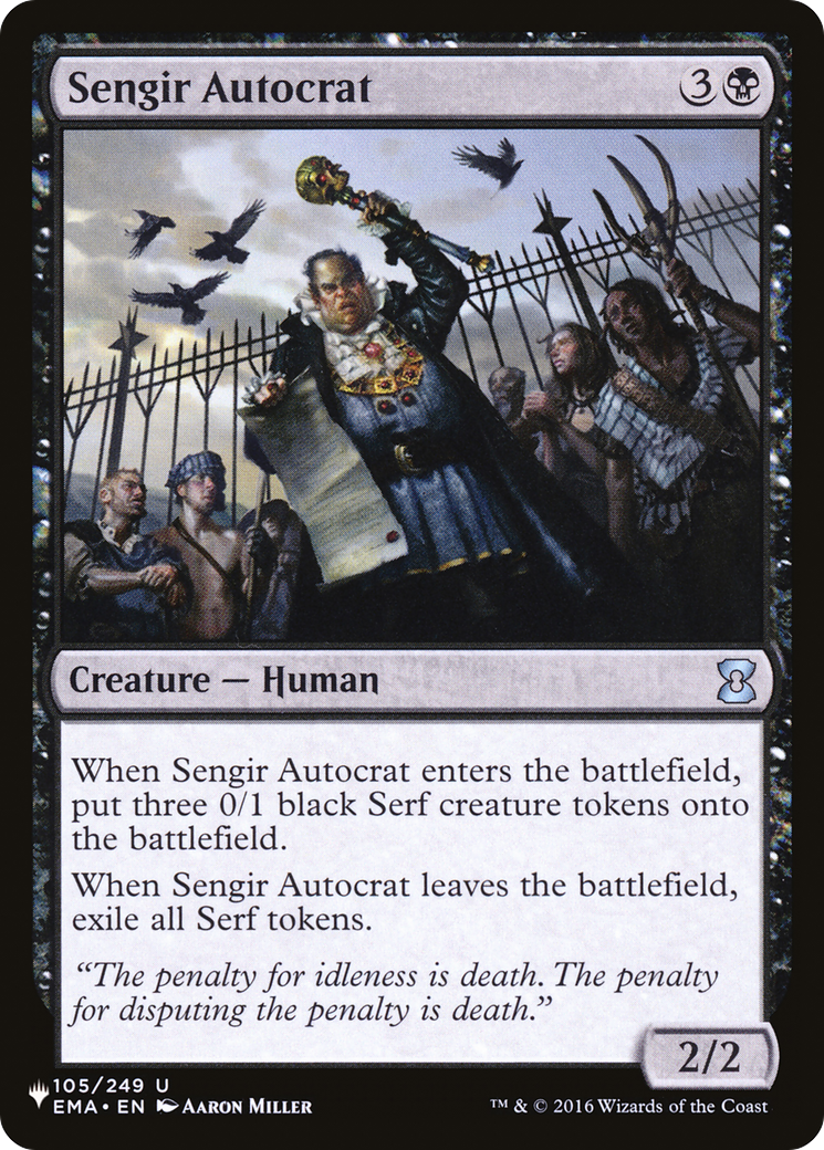 Sengir Autocrat (LIST-EMA-105)  - The List