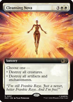 Cleansing Nova (Extended Art) (MSC-297)  Foil - Commander: Marvel Super Heroes